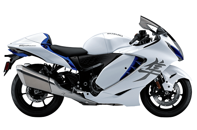 suzuki hayabusa pearl_vigor_blue_pearl_brilliant_white